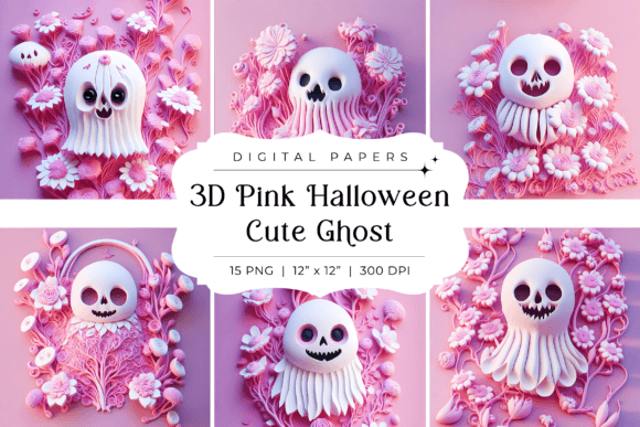 3D Pink Halloween Cute Ghost Backgrounds: Your Guide to a Softer Spooky Season