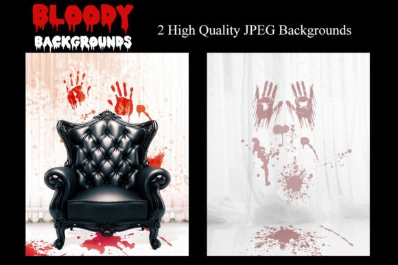 Bloody Backgrounds: 2 High-Quality Digital Backdrops for Your Photos