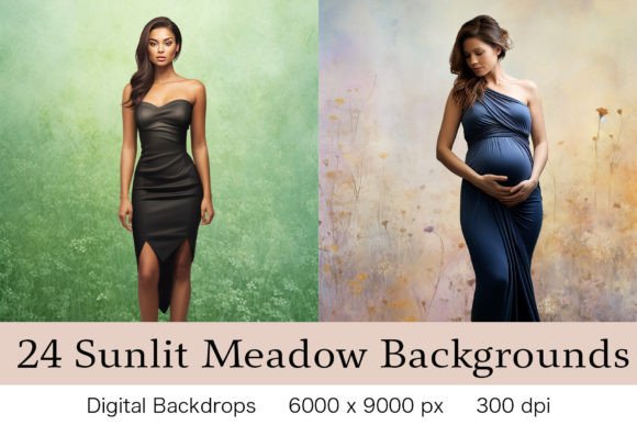 Brighten Your Visuals with Sunlit Meadow Backgrounds