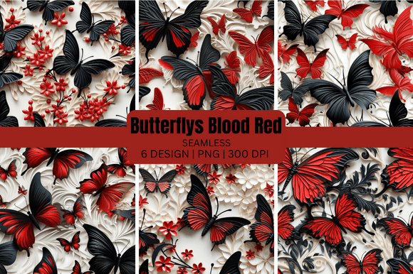 Butterflys Blood Red Backgrounds: A Deep Dive into Bold Design