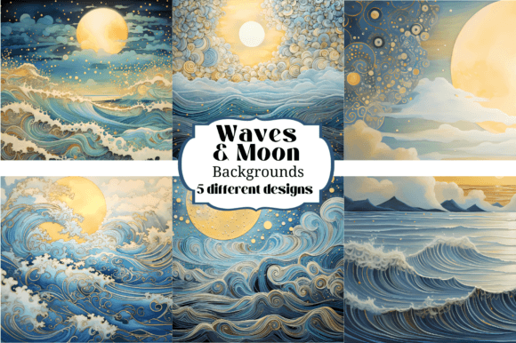 Dreamy Waves & Moon Backgrounds: Your Guide to Ethereal Design