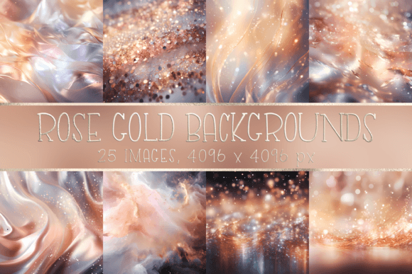 Elevating Projects with Rose Gold Luxurious Backgrounds