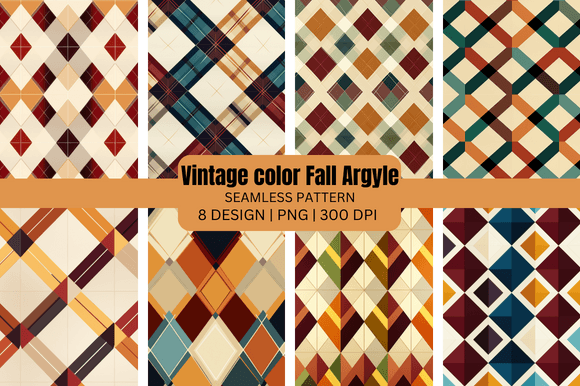 Embracing Autumnal Warmth with Vintage Fall Argyle