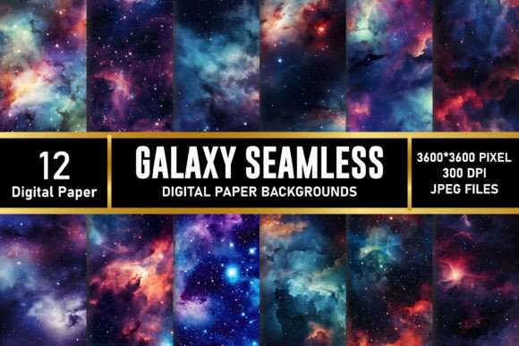 Galaxy Seamless Backgrounds: Instant Cosmic Depth for Your Projects