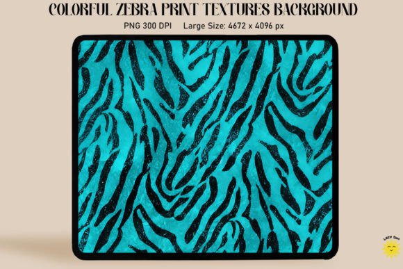 Glitter Teal Zebra Print Backgrounds: Bold Patterns for Impactful Design