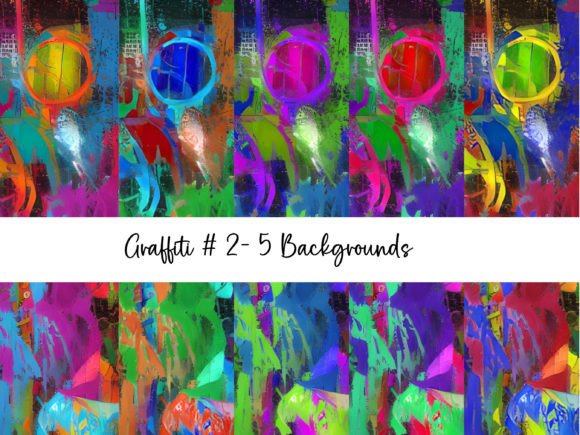 Graffiti Backgrounds # 2: Vibrant Digital Canvases for Modern Creators