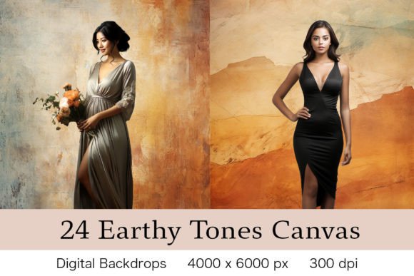 Ground Your Visuals: The Power of Earthy Tones Canvas Backgrounds