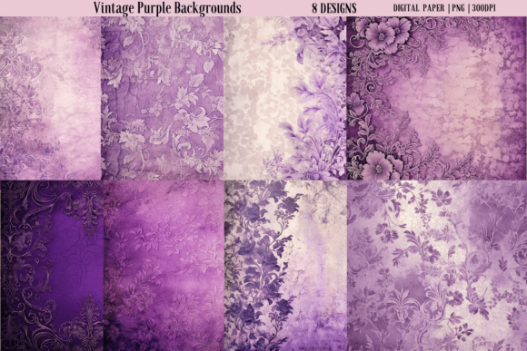 Unlocking Creativity: The Allure of Vintage Purple Backgrounds